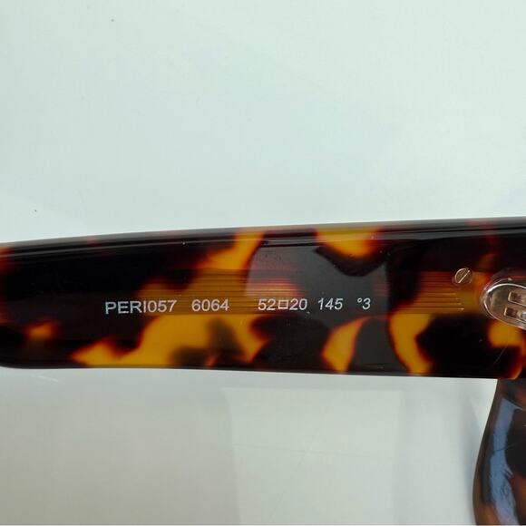 NEW!! Palm Angels unisex sunglasses PERI057 6064 Authentic Retail 390$ - Picture 5 of 6